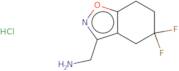 (5,5-Difluoro-4,5,6,7-tetrahydro-1,2-benzoxazol-3-yl)methanamine hydrochloride