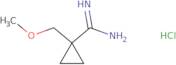 1-(Methoxymethyl)cyclopropane-1-carboximidamide hydrochloride