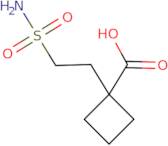 1-(2-Sulfamoylethyl)cyclobutane-1-carboxylic acid