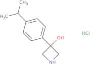 3-[4-(Propan-2-yl)phenyl]azetidin-3-ol hydrochloride