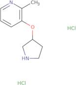 2-Methyl-3-(pyrrolidin-3-yloxy)pyridine dihydrochloride