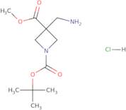 1-tert-Butyl 3-methyl 3-(aminomethyl)azetidine-1,3-dicarboxylate hydrochloride