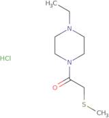 1-(4-Ethylpiperazin-1-yl)-2-(methylsulfanyl)ethan-1-one hydrochloride