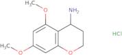 5,7-Dimethoxy-3,4-dihydro-2H-1-benzopyran-4-amine hydrochloride