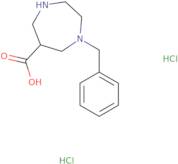 1-Benzyl-1,4-diazepane-6-carboxylic acid dihydrochloride