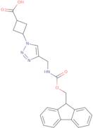 (1R,3R)-3-{4-[({[(9H-Fluoren-9-yl)methoxy]carbonyl}amino)methyl]-1H-1,2,3-triazol-1-yl}cyclobutane…