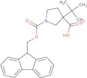 3-tert-Butyl-1-{[(9H-fluoren-9-yl)methoxy]carbonyl}pyrrolidine-3-carboxylic acid