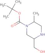 tert-Butyl (2S,5S)-5-(hydroxymethyl)-2-methylpiperazine-1-carboxylate