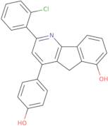 2-(2-Chlorophenyl)-4-(4-hydroxyphenyl)-5H-indeno[1,2-b]pyridin-6-ol