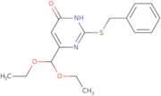 2-(Benzylsulphanyl)-6-(diethoxymethyl)-4-hydroxypyrimidine