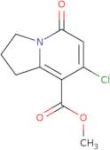 Methyl 7-chloro-5-oxo-1,2,3,5-tetrahydroindolizine-8-carboxylate