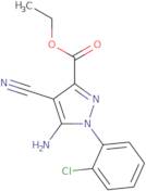 Ethyl 5-amino-1-(2-chlorophenyl)-4-cyanopyrazole-3-carboxylate