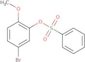5-Bromo-2-methoxyphenyl benzenesulfonate