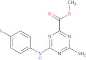 Methyl 4-amino-6-((4-iodophenyl)amino)-1,3,5-triazine-2-carboxylate