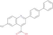 6-Methyl-2-(4-phenylphenyl)quinoline-4-carboxylic acid