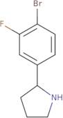 2-(4-Bromo-3-fluorophenyl)pyrrolidine