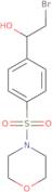 (1S)-2-Bromo-1-[4-(morpholin-4-ylsulfonyl)phenyl]ethanol