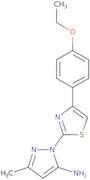 1-[4-(4-Ethoxyphenyl)-1,3-thiazol-2-yl]-3-methyl-1H-pyrazol-5-amine