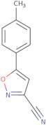 5-(p-Tolyl)isoxazole-3-carbonitrile