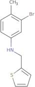 3-Bromo-4-methyl-N-(thiophen-2-ylmethyl)aniline