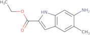 Ethyl 6-amino-5-methyl-1H-indole-2-carboxylate