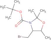 tert-Butyl (4S,5R)-4-(bromomethyl)-2,2,5-trimethyl-1,3-oxazolidine-3-carboxylate