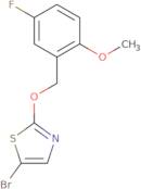 5-Bromo-2-[(5-fluoro-2-methoxyphenyl)methoxy]-1,3-thiazole