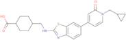 4-[[[6-[1-(Cyclopropylmethyl)-2-oxopyridin-4-yl]-1,3-benzothiazol-2-yl]amino]methyl]cyclohexane-1-…