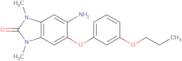 5-Amino-1,3-dimethyl-6-(3-propoxyphenoxy)-1H-benzo[D]imidazol-2(3H)-one
