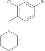 1-(4-Bromo-2-chlorophenyl)methyl piperidine