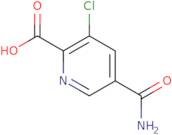 5-Carbamoyl-3-chloropyridine-2-carboxylic acid