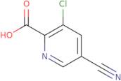 3-Chloro-5-cyano-2-pyridinecarboxylic acid
