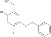 1-Benzyloxy-4-bromo-5-ethyl-2-fluoro-benzene