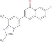2-(2,8-Dimethylimidazo[1,2-b]pyridazin-6-yl)-7-fluoro-4H-pyrido[1,2-a]pyrimidin-4-one