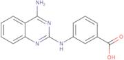 3-[(4-Aminoquinazolin-2-yl)amino]benzoic acid