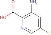 3-amino-5-fluoropyridine-2-carboxylic acid