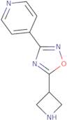 4-[5-(Azetidin-3-yl)-1,2,4-oxadiazol-3-yl]pyridine