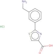 2-[3-(Aminomethyl)phenyl]-1,3-thiazole-4-carboxylic acid hydrochloride