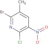 2-Bromo-6-chloro-3-methyl-5-nitropyridine