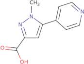 1-Methyl-5-(pyridin-4-yl)-1H-pyrazole-3-carboxylic acid