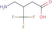 3-(Aminomethyl)-4,4,4-trifluorobutanoic acid