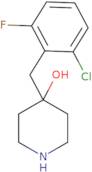 4-[(2-Chloro-6-fluorophenyl)methyl]piperidin-4-ol