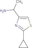 1-(2-Cyclopropyl-1,3-thiazol-4-yl)ethan-1-amine