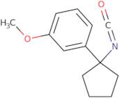 1-(1-Isocyanatocyclopentyl)-3-methoxybenzene