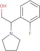 2-(2-Fluorophenyl)-2-(pyrrolidin-1-yl)ethanol