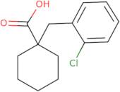 1-[(2-Chlorophenyl)methyl]cyclohexane-1-carboxylic acid