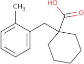 1-[(2-Methylphenyl)methyl]cyclohexane-1-carboxylic acid