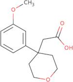 2-(4-(3-Methoxyphenyl)tetrahydro-2H-pyran-4-yl)acetic acid