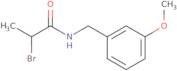 2-Bromo-N-(3-methoxybenzyl)propanamide