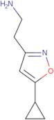 2-(5-Cyclopropyl-1,2-oxazol-3-yl)ethan-1-amine